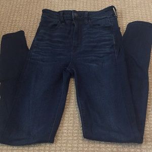 Highest rise American eagle jegging